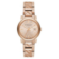 Burberry Ladies Swiss Made Stainless Steel Rose Gold 34mm Watch BU9146