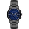 BURBERRY Men’s Swiss made Stainless Steel Blue Dial 42mm Watch BU9365